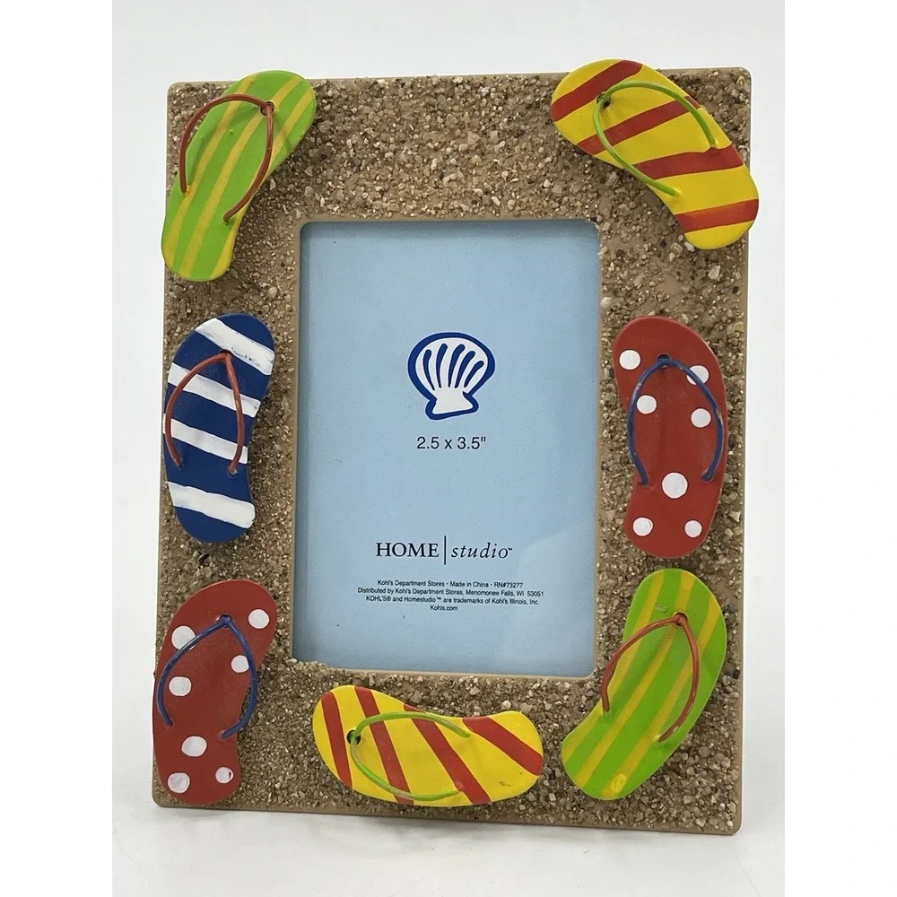 Home Studio Shoreline Collection Beach‎ Flip flop Frame Surfboard Sand